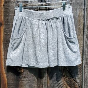 Express Grey Mini Skirt